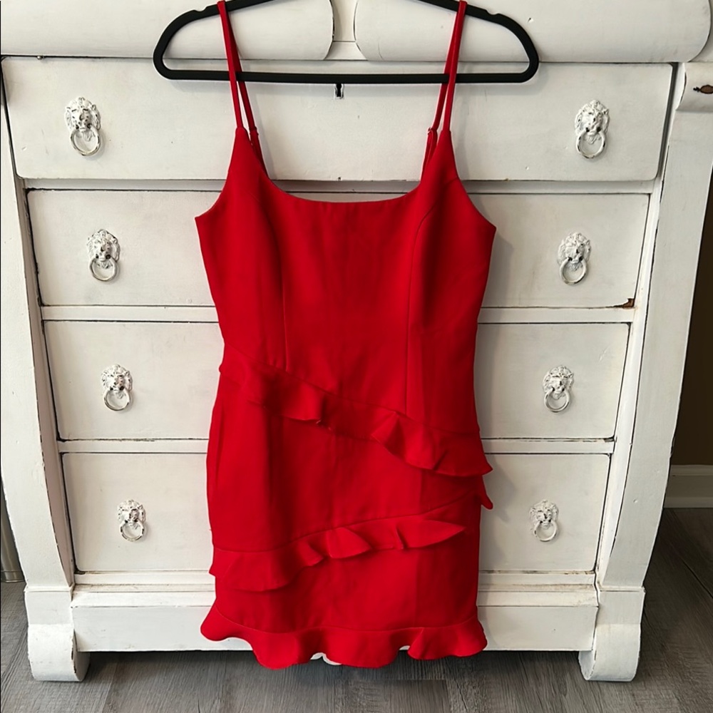 Hello Molly Red Mini Dress